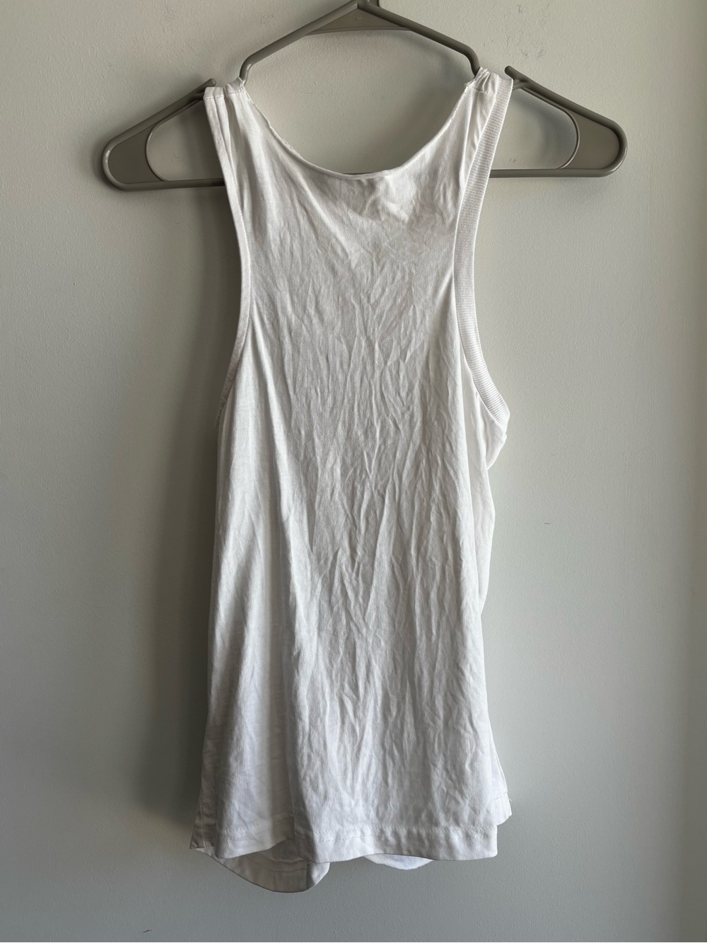 Everyday White Racerback Tank - Classic Women's Tank (vintage)